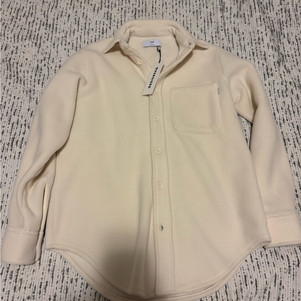 TNA Cream Fleece Hoodie
